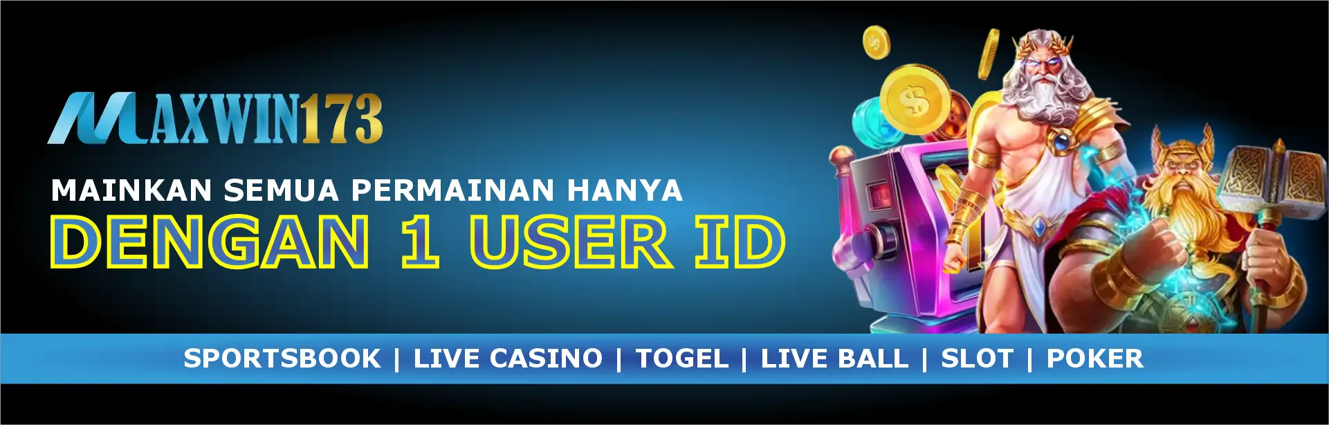 Maxwin173 Slot RTP Tertinggi, Casino Live dan Togel Online